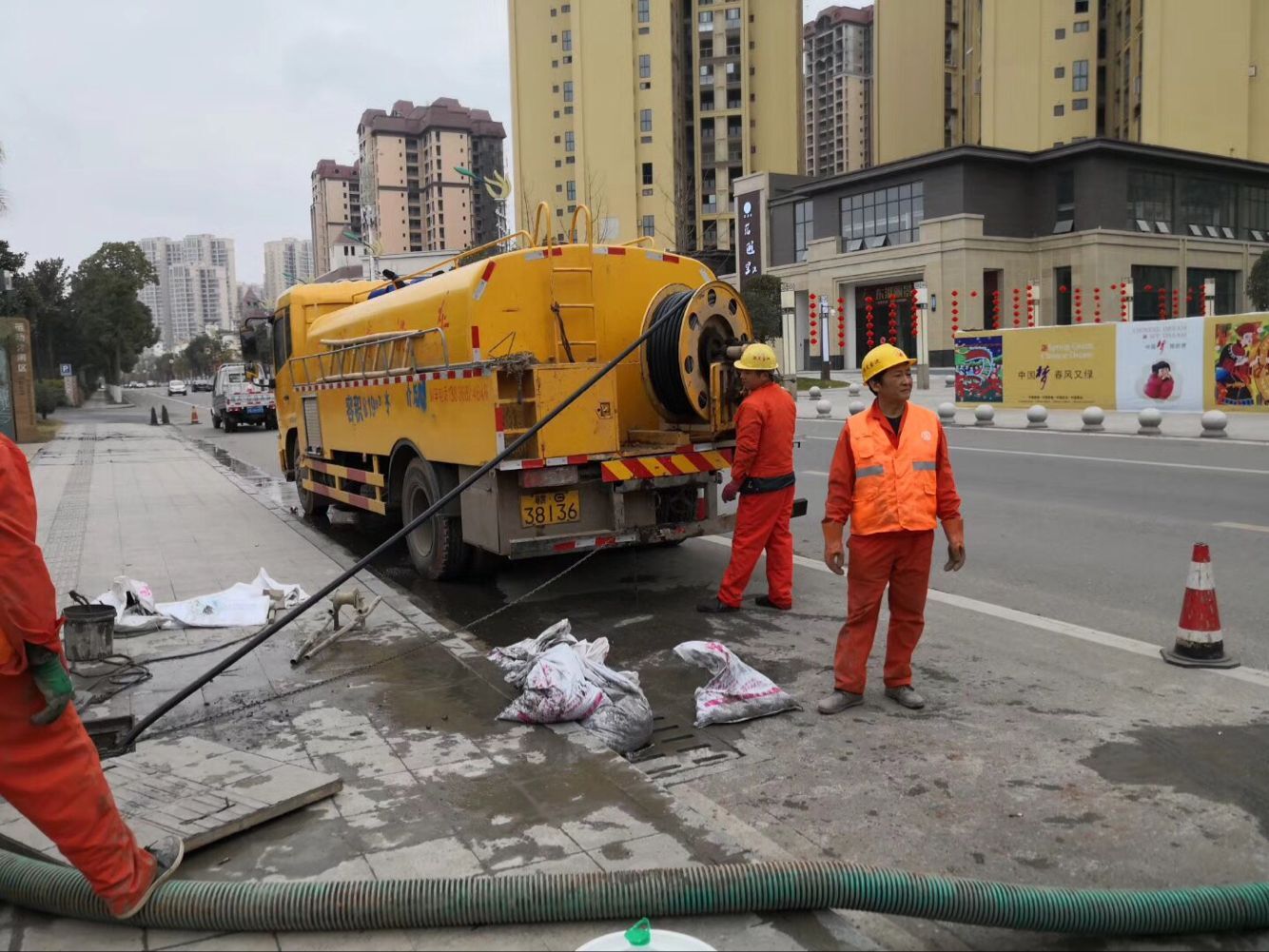 渠县排污管道清淤-管道清洗